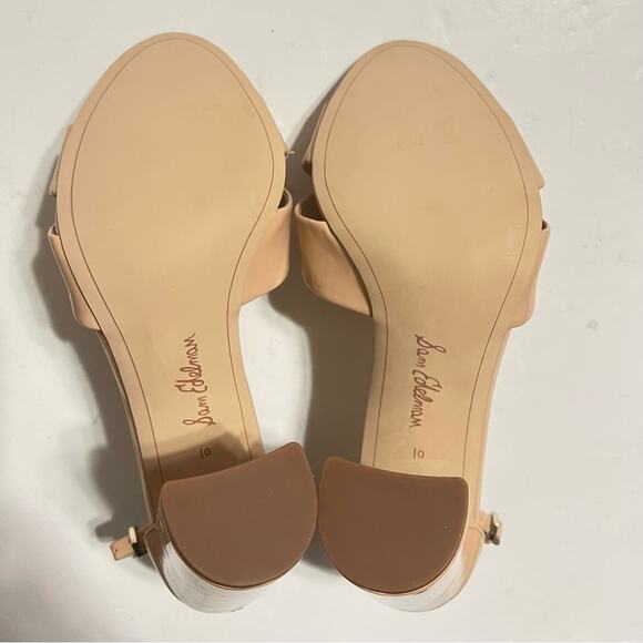 SAM EDELMAN Beige Yancy Ankle Strap Sandals Size 10 - Picture 10 of 10